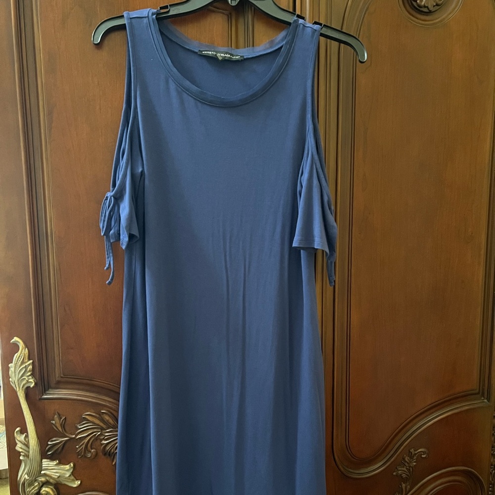 White House Black Market navy dress/tunic size small